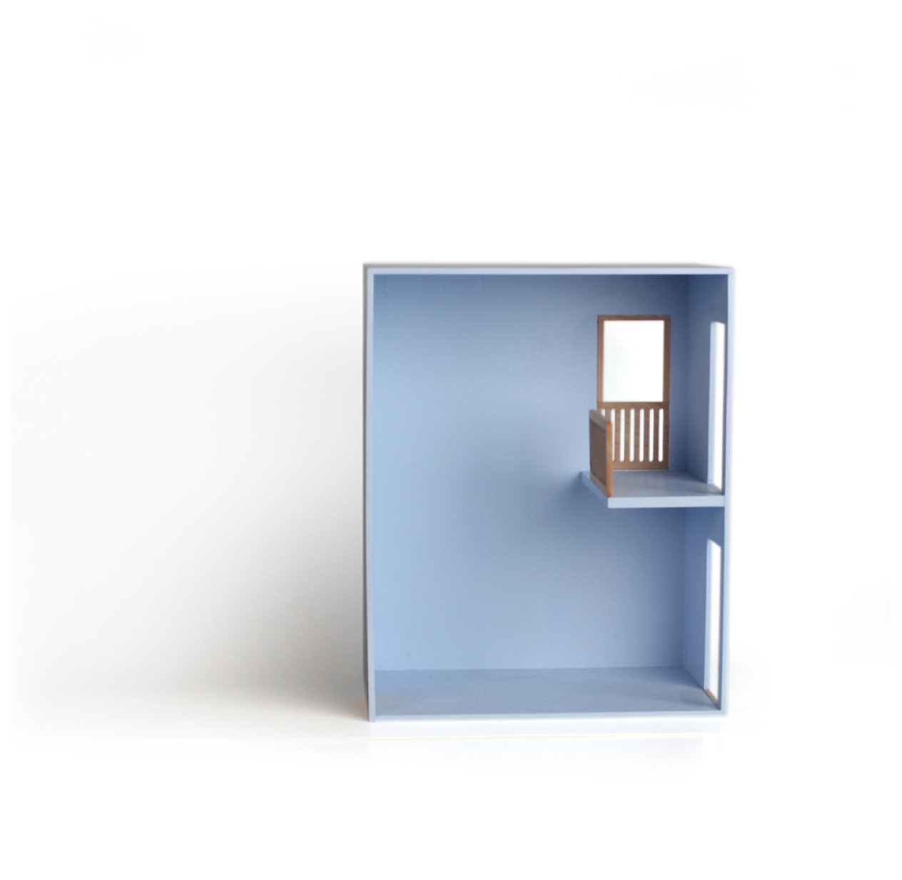 Maison de poupée design - Mezzanine - Bleu